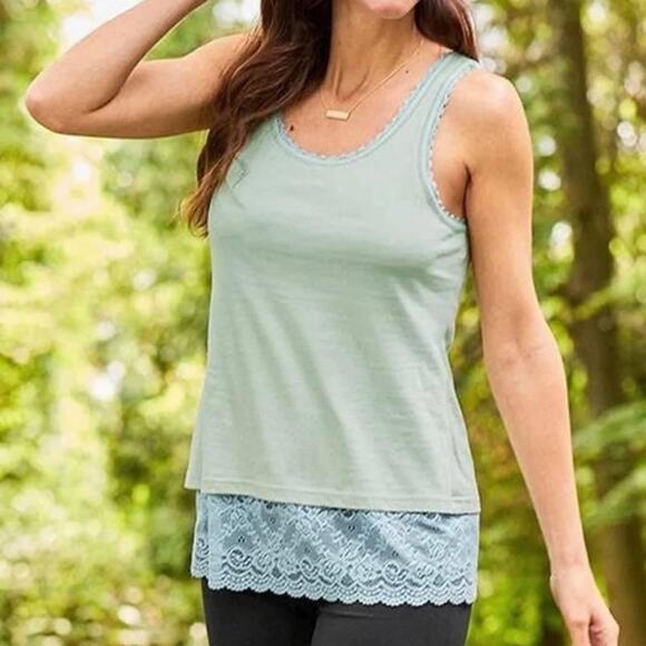 NWT Matilda Jane Fork in the Road reversible lace tank top - Picture 7 of 16